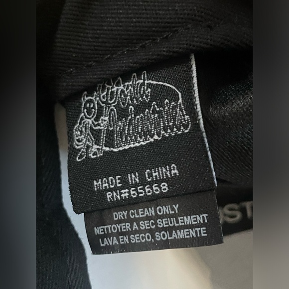 World Industries SnapBack Hat Willy Flameboy Acid Wash ‘Gray Black’ - Picture 5 of 6